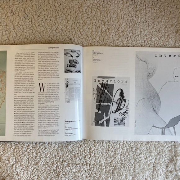 Early Art of Andy Warhol "Success is a Job in New York" | 1989 Paperback Book - Picture 5 of 6